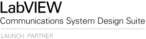 LabVIEW Communications Launch Partner ロゴ